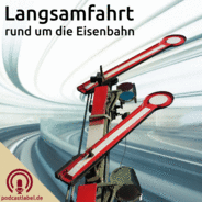 Langsamfahrt - Podcasts rund um die Eisenbahn-Logo