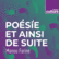 Poésie et ainsi de suite-Logo