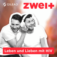 Zwei+ Leben und Lieben mit HIV-Logo