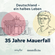 Deutschland – ein halbes Leben. 35 Jahre Mauerfall-Logo